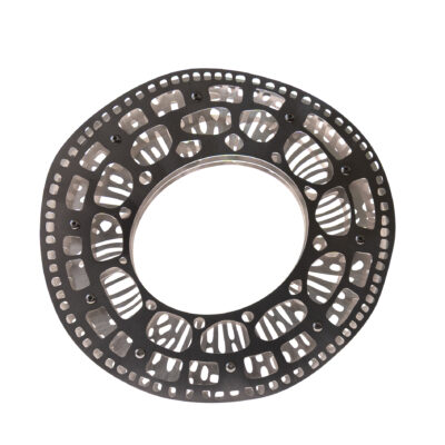 CITDSM titanium and low tarnish sterling silver cuff bracelet by Sherry Cordova